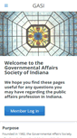 Mobile Screenshot of governmentalaffairssociety.org